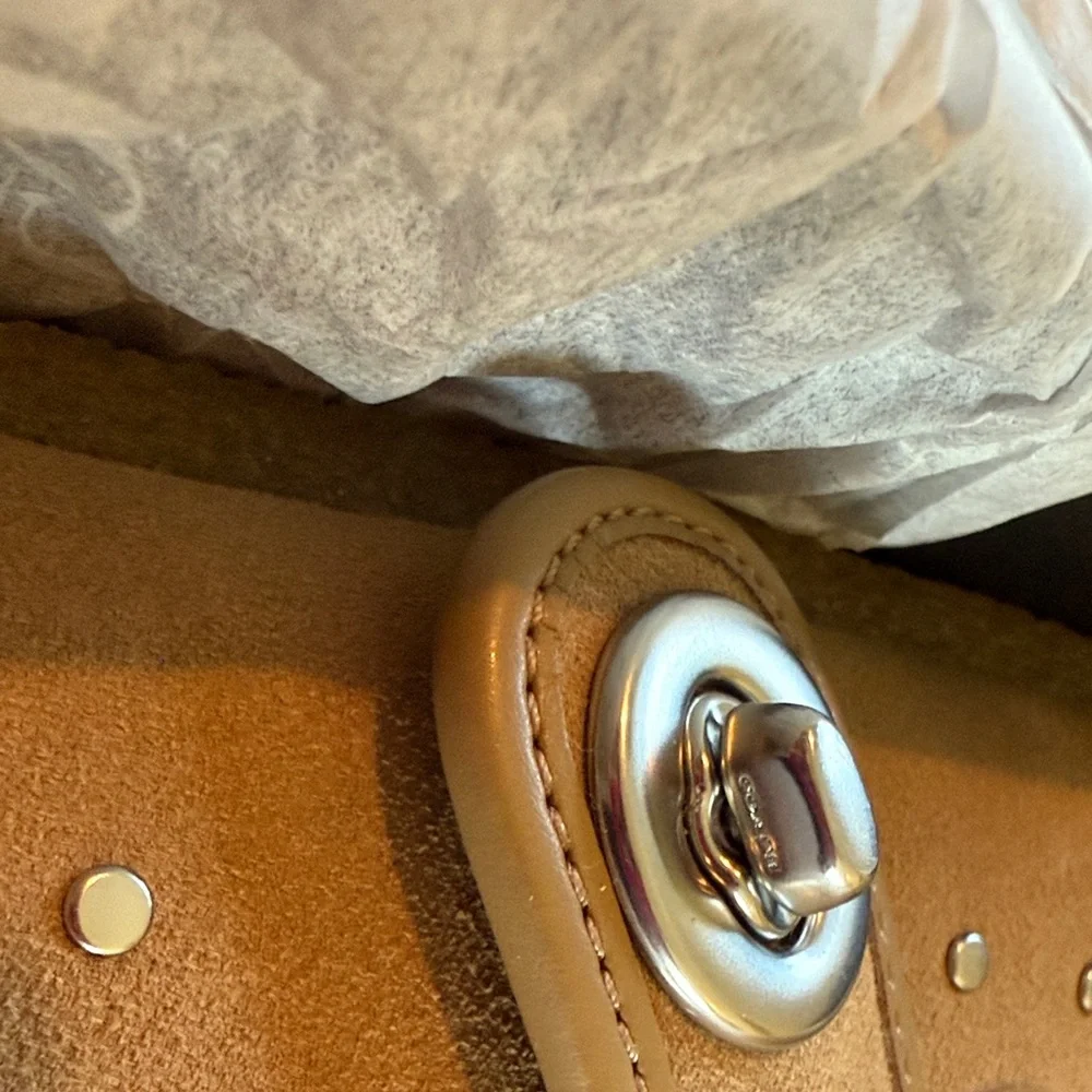 Authentic Coach Blake Suede Rivet Clogs - Picture 11 of 16